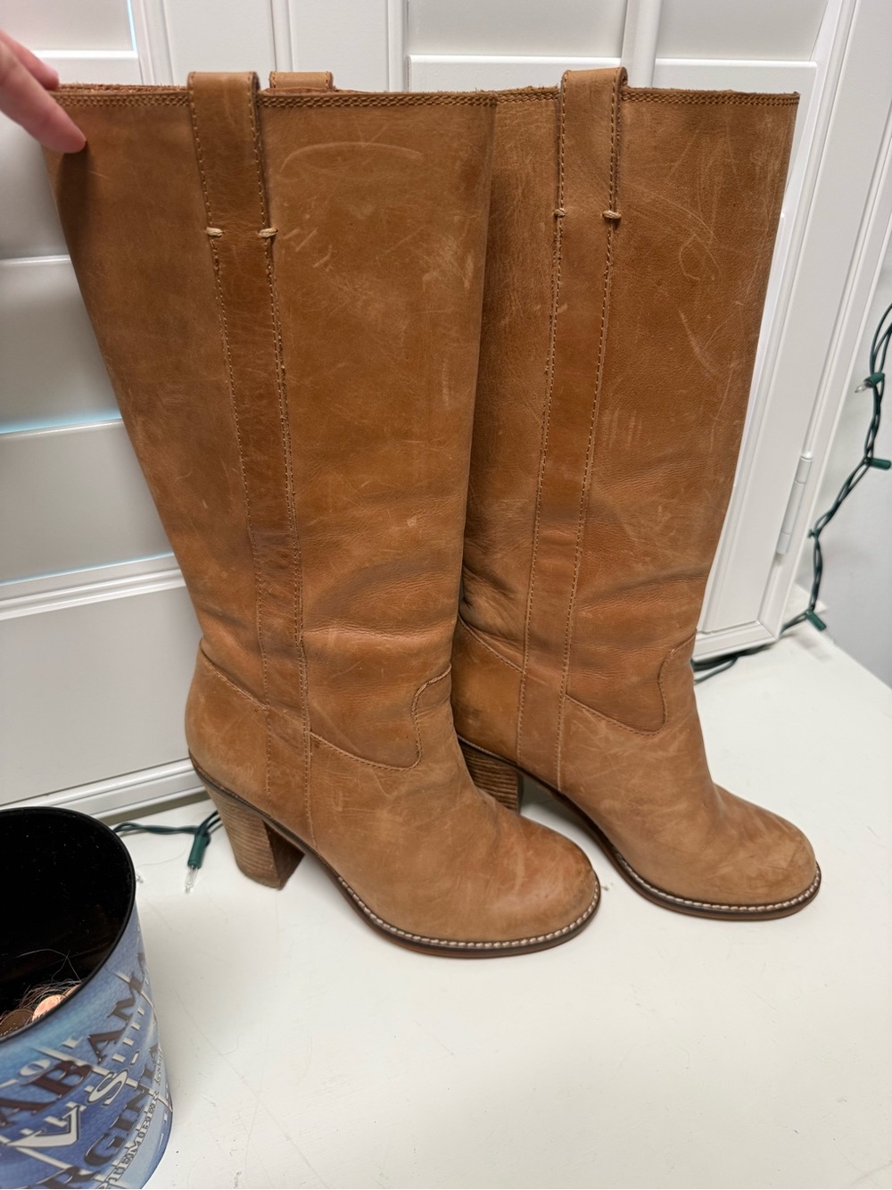 Lucky Brand Women's Over-The-Knee Boots in Tan Brown